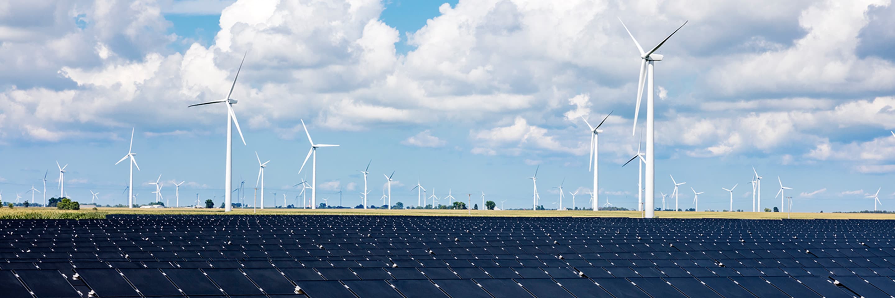 Co-locating wind, solar and battery storage solutions to maximize output and efficiency.